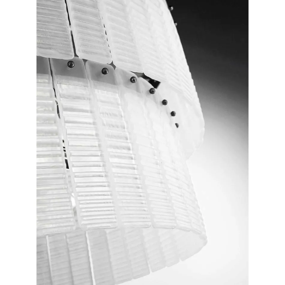 Lâmpada suspensa moderna em vidro artesanal de luxo feito na Itália - Valadier Viadurini