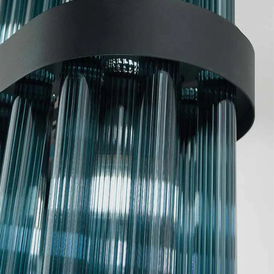 Lâmpada Suspensa Moderna em Vidro Soprado Luxo Feito na Itália - Maesta Viadurini