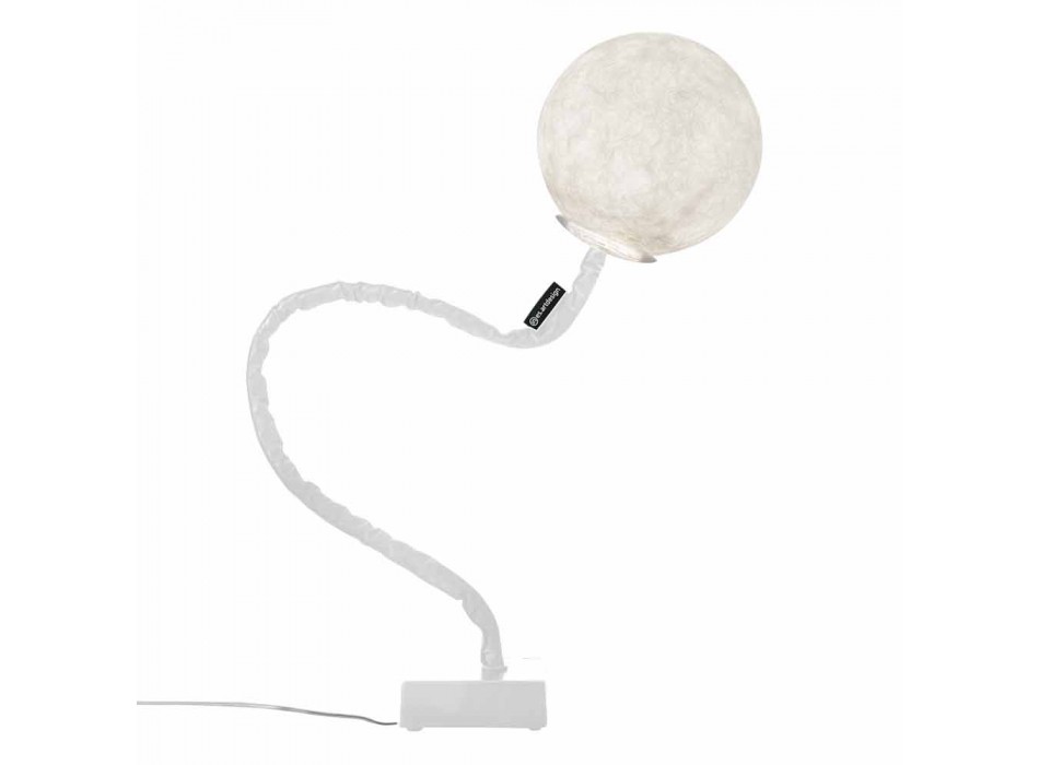 Luminária de pé flexível In-es.artdesign Micro Luna nebulite Viadurini