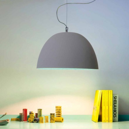 Luminária de suspensão pintada In-es.artdesign H2o Modern cement Viadurini