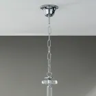 Candelabro 8 Luzes Clássico Italiano Vidro Cerceta Artesanal - Similo Viadurini