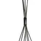Lustre Althea de sete luzes em vidro polido ou acetinado, fabricado na Itália. Viadurini