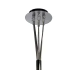 Lustre Althea de sete luzes em vidro polido ou acetinado, fabricado na Itália. Viadurini