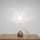 Lustre Suspenso em Plexiglass Branco Design Reciclável - Sancho Viadurini