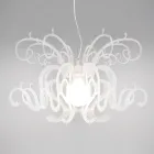 Lustre Suspenso em Plexiglass Branco ou Preto Reciclável - Sancho Viadurini