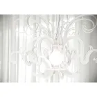 Lustre Suspenso em Plexiglass Branco ou Preto Reciclável - Sancho Viadurini