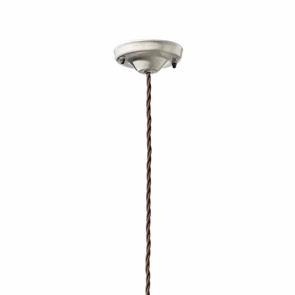 Lustre suspenso estilo industrial Ferroluce Viadurini