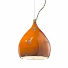 Lustre trabalhada suspensão de estilo retro Ferroluce Viadurini