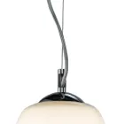 Lustre veneziano de três luzes em vidro soprado, fabricado na Itália - Soffio Viadurini