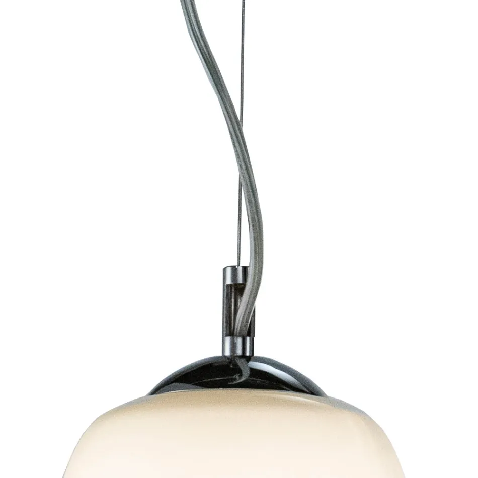 Lustre veneziano de três luzes em vidro soprado, fabricado na Itália - Soffio Viadurini