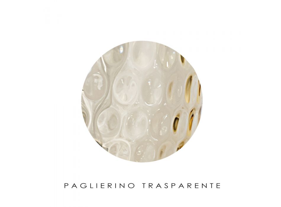 Lustre feito à mão em vidro e metal de Veneza - Bolle Balloton Viadurini