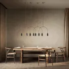 Lustre com 2 Luzes em Diferentes Acabamentos Fabricado na Itália - Senhora Viadurini