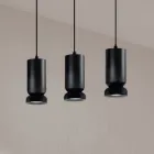 Lustre com 3 LEDs em Alumínio Lacado a Pó e Cabo Ajustável - Buxus Viadurini