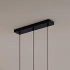 Lustre com 3 LEDs em Alumínio Lacado a Pó e Cabo Ajustável - Buxus Viadurini