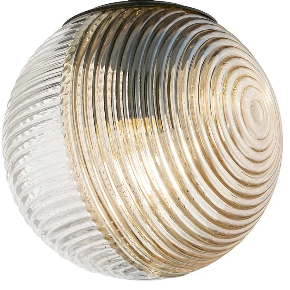 Lustre com 3 Luzes em Vidro Soprado em Forma de Esfera Fabricado na Itália - Prilla Viadurini