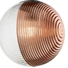 Lustre com 8 Luzes em Vidro Soprado em Forma de Esfera Fabricado na Itália - Prilla Viadurini