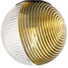 Lustre com 8 Luzes em Vidro Soprado em Forma de Esfera Fabricado na Itália - Prilla Viadurini