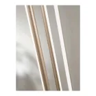 Lustre com 8 Luzes LED em Metal Pintado Dourado e Cabos Ajustáveis - Laranja Viadurini