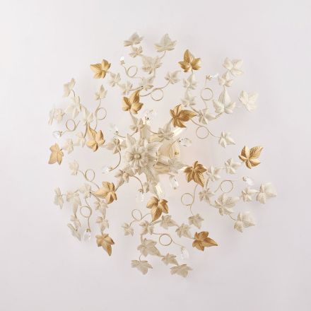 Lustre de cristal pendente para realçar espaços interiores luminosos – Orchidea Viadurini