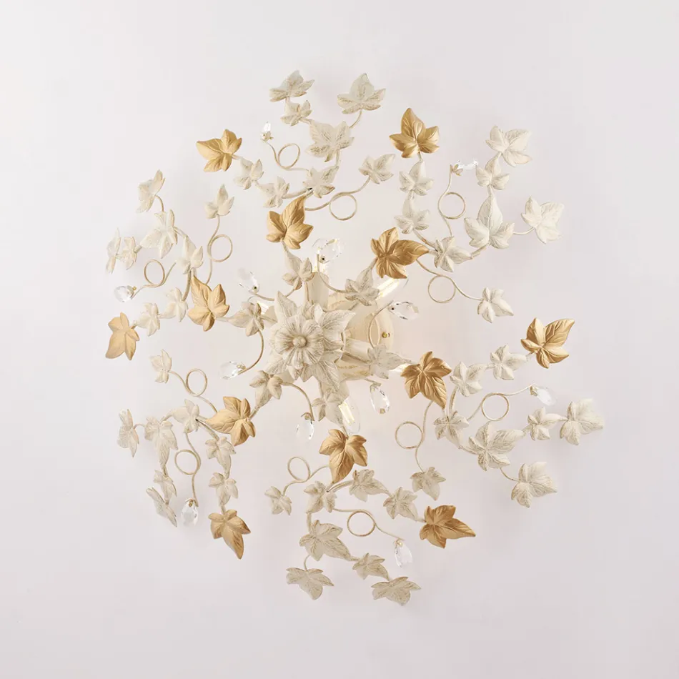 Lustre de cristal pendente para realçar espaços interiores luminosos – Orchidea Viadurini