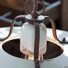 Lustre country em cerâmica e metal Monica Ferroluce Viadurini