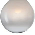 Lustre descentrado em vidro moldado à mão, fabricado na Itália - Iride Viadurini