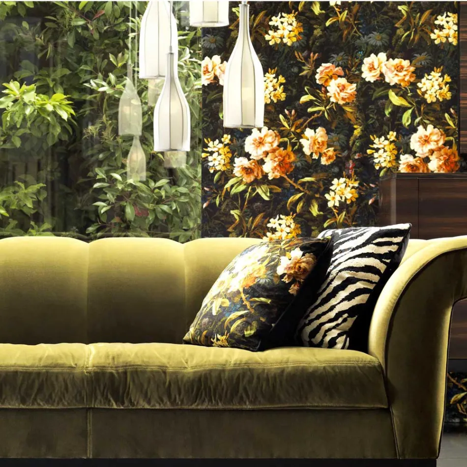 Lustre de design com 6 abajures Grilli Mathusalem made in Italy Viadurini