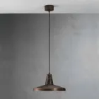 Lustre de design de estilo industrial em ferro antigo Monica Viadurini