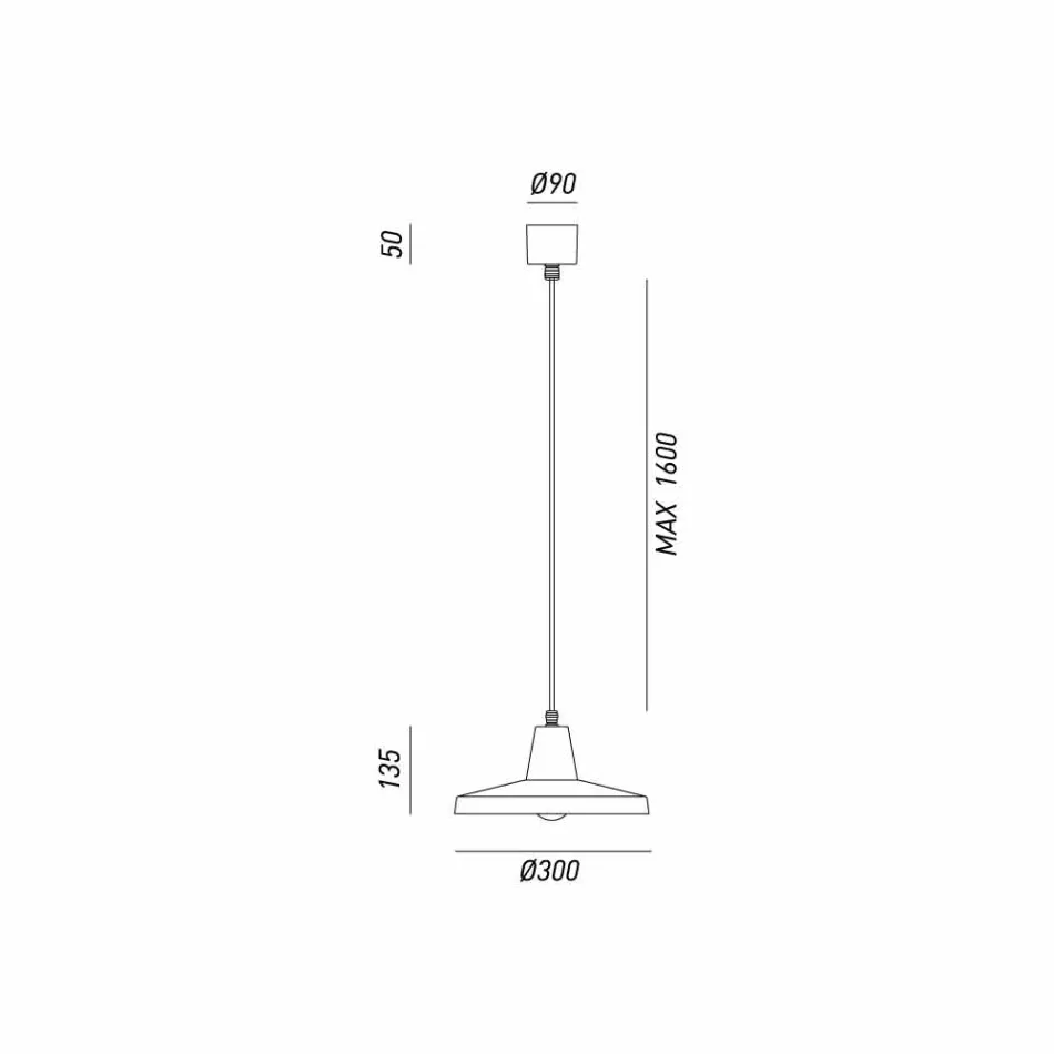 Lustre de design de estilo industrial em ferro antigo Monica Viadurini