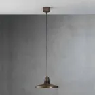 Lustre de design de estilo industrial em ferro antigo Monica Viadurini