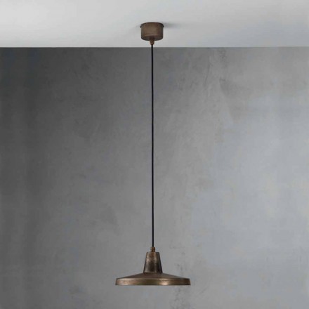 Lustre de design de estilo industrial em ferro antigo Monica Viadurini