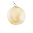 Lustre de design moderno In-es.artdesign Lua branca em nebulite Viadurini