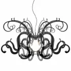 Lustre de plexiglass de design moderno feito na Itália, Malito Viadurini