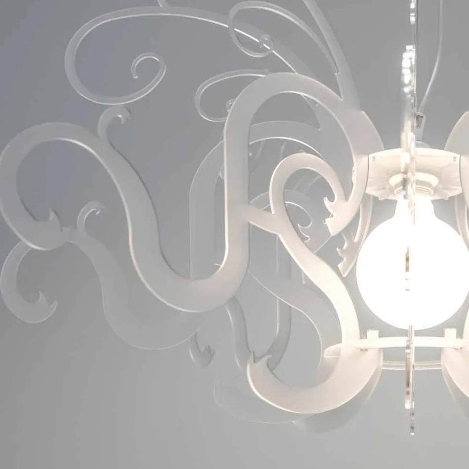 Lustre de plexiglass de design moderno feito na Itália, Malito Viadurini