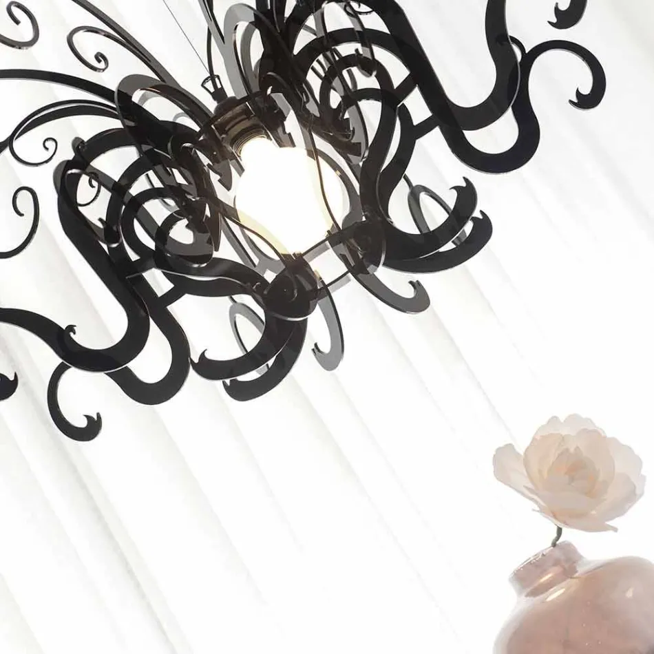 Lustre de plexiglass de design moderno feito na Itália, Malito Viadurini