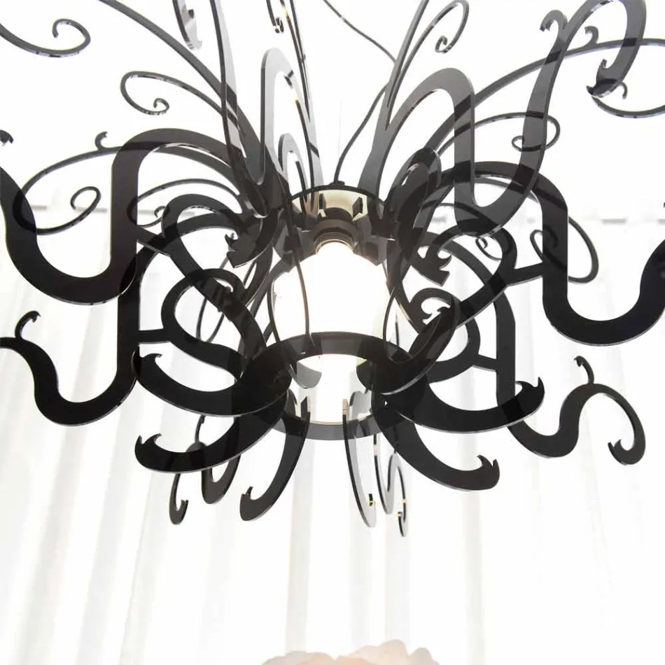 Lustre de plexiglass de design moderno feito na Itália, Malito Viadurini