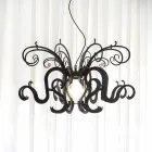 Lustre de plexiglass de design moderno feito na Itália, Malito Viadurini