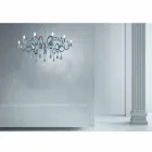 Lustre de 9 luzes feito à mão em vidro veneziano feito na Itália - Bernadette Viadurini