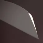 Lustre de aço pintado de branco feito à mão feito na Itália - Elica Viadurini