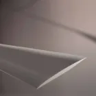 Lustre de aço pintado de branco feito à mão feito na Itália - Elica Viadurini