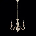 Lustre de madeira fabricado na Itália para decoração de interiores - Florença Viadurini