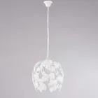 Lustre de metal com pingentes de cristal para interiores elegantes – Orchidea Viadurini