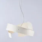 Asteroid: Um lustre de metal preto e vidro para espaços modernos. Viadurini