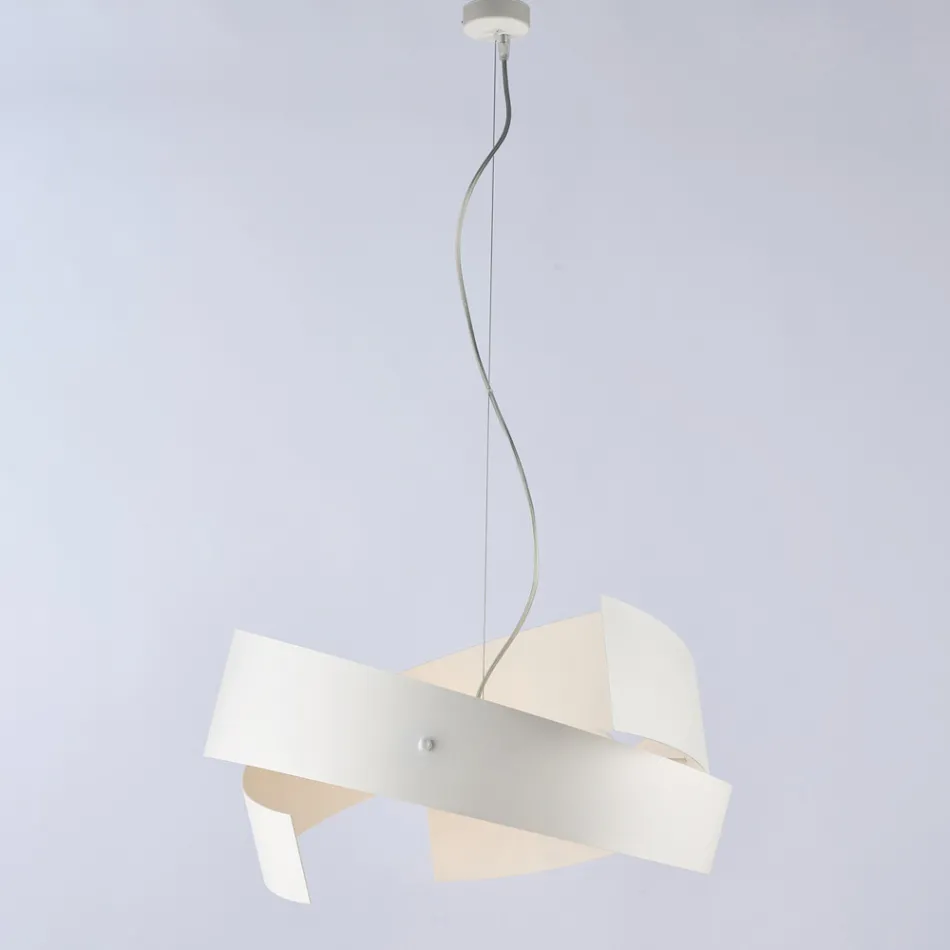 Asteroid: Um lustre de metal preto e vidro para espaços modernos. Viadurini