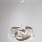 Lustre de metal e vidro para iluminar interiores com elegância – Rosmarino Viadurini