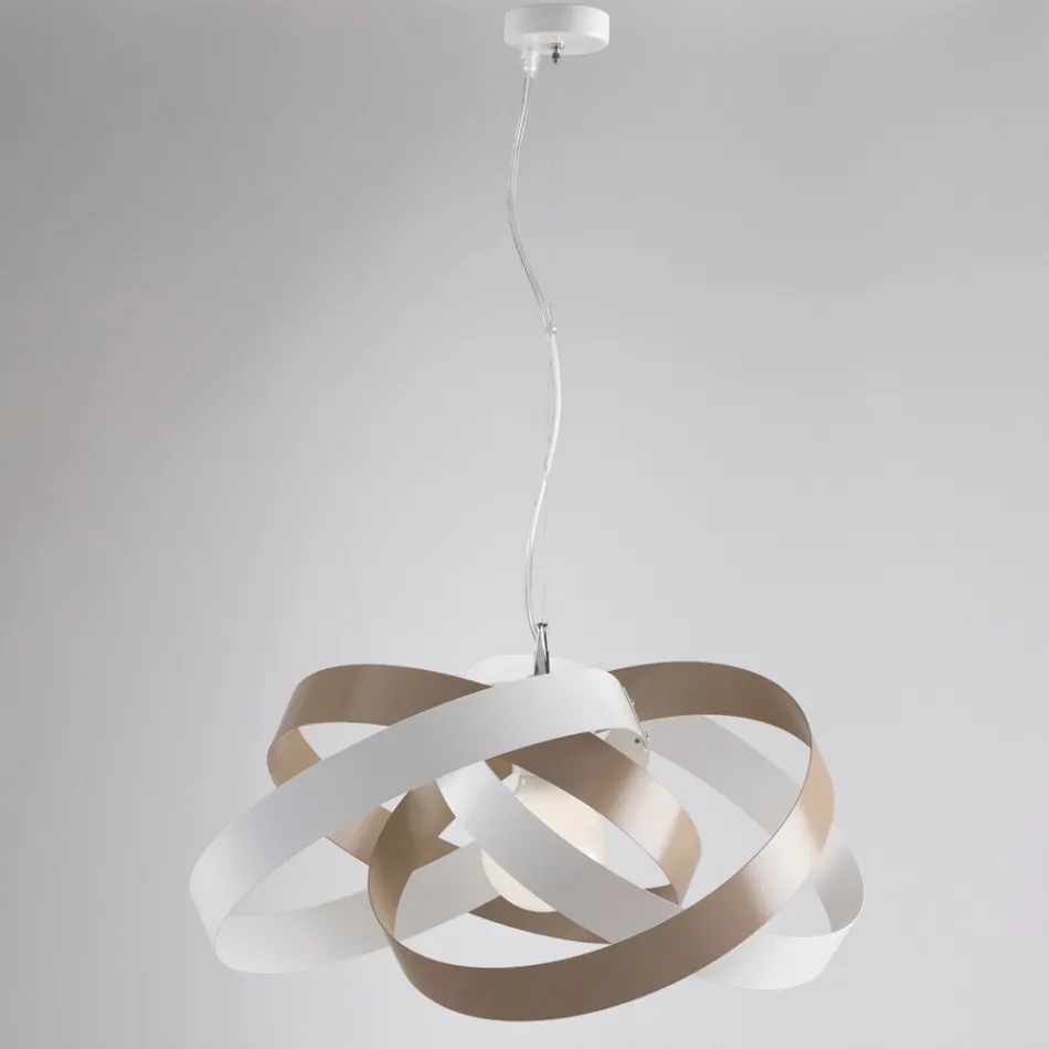 Lustre de metal e vidro para iluminar interiores com elegância – Rosmarino Viadurini