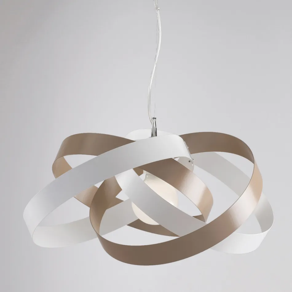 Lustre de metal e vidro para iluminar interiores com elegância – Rosmarino Viadurini