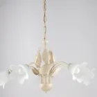 Lustre de metal e vidro para iluminar interiores sofisticados – Sirio Viadurini