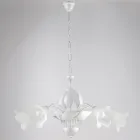 Lustre de metal e vidro para iluminar interiores sofisticados – Sirio Viadurini