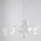 Lustre de metal e vidro para iluminar interiores sofisticados – Sirio Viadurini